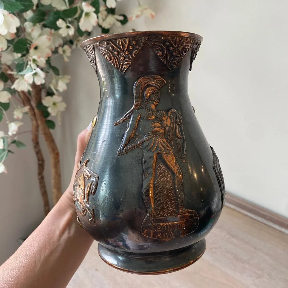 Antique Medieval Greek Solid Copper/Brass Water Pitcher